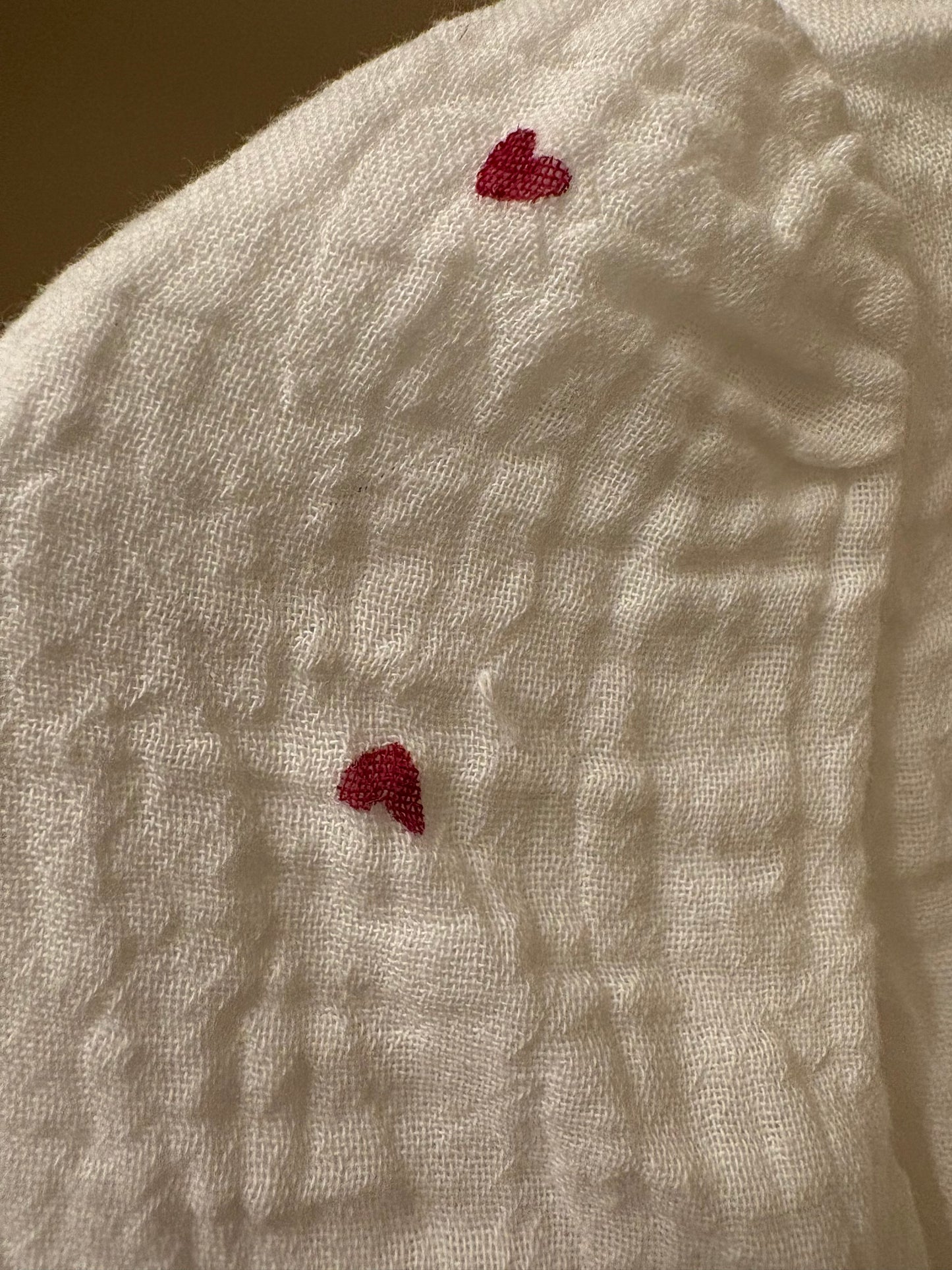 Klänning muslin hjärtan stl 68 (4-6 mån) - Lindex