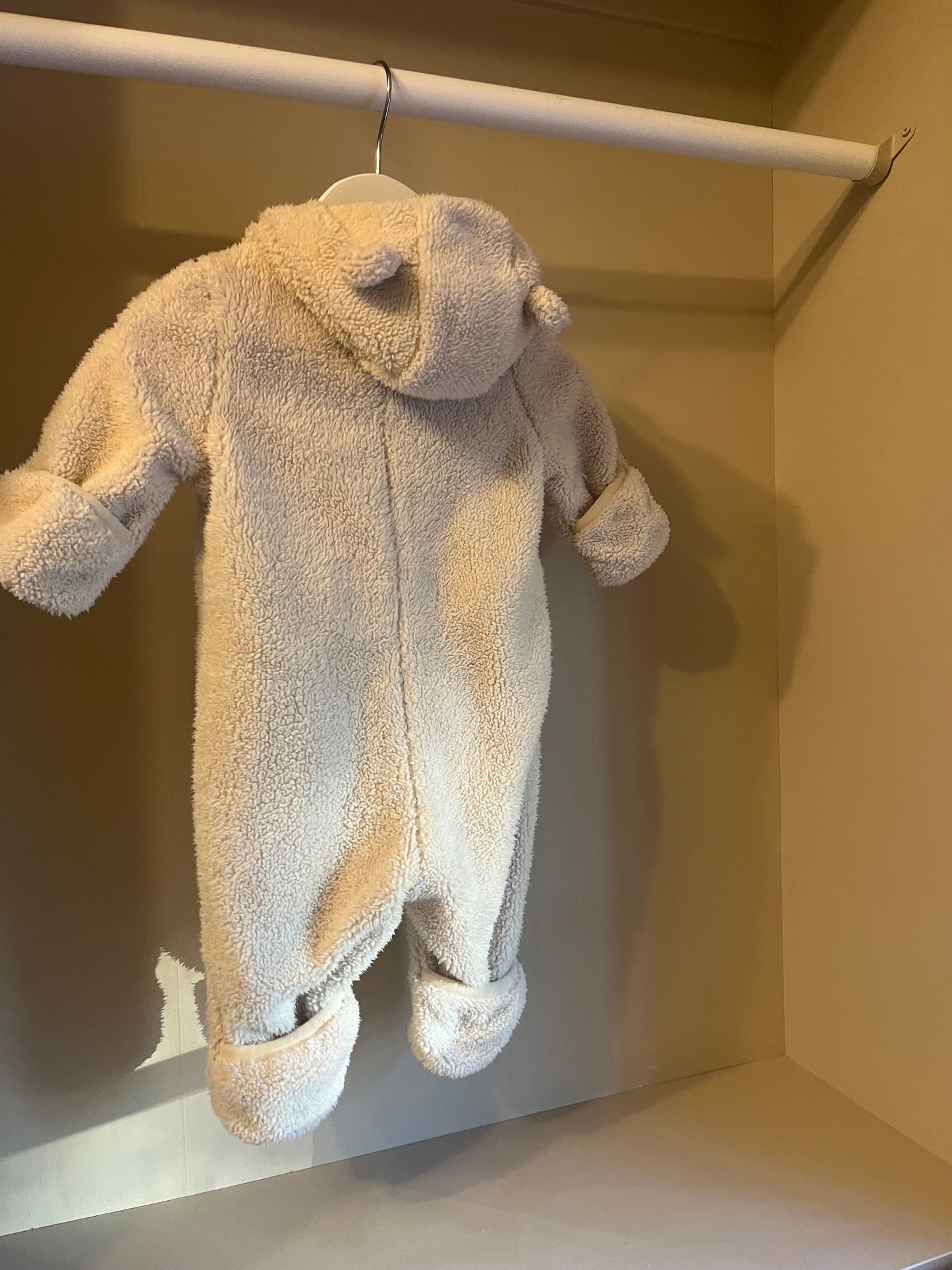 Teddyoverall beige stl 50 (0-1 mån) - Lindex