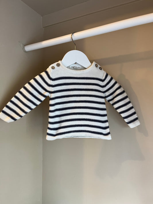 Stickad tröja stl 62 (2-4 mån) - Newbie