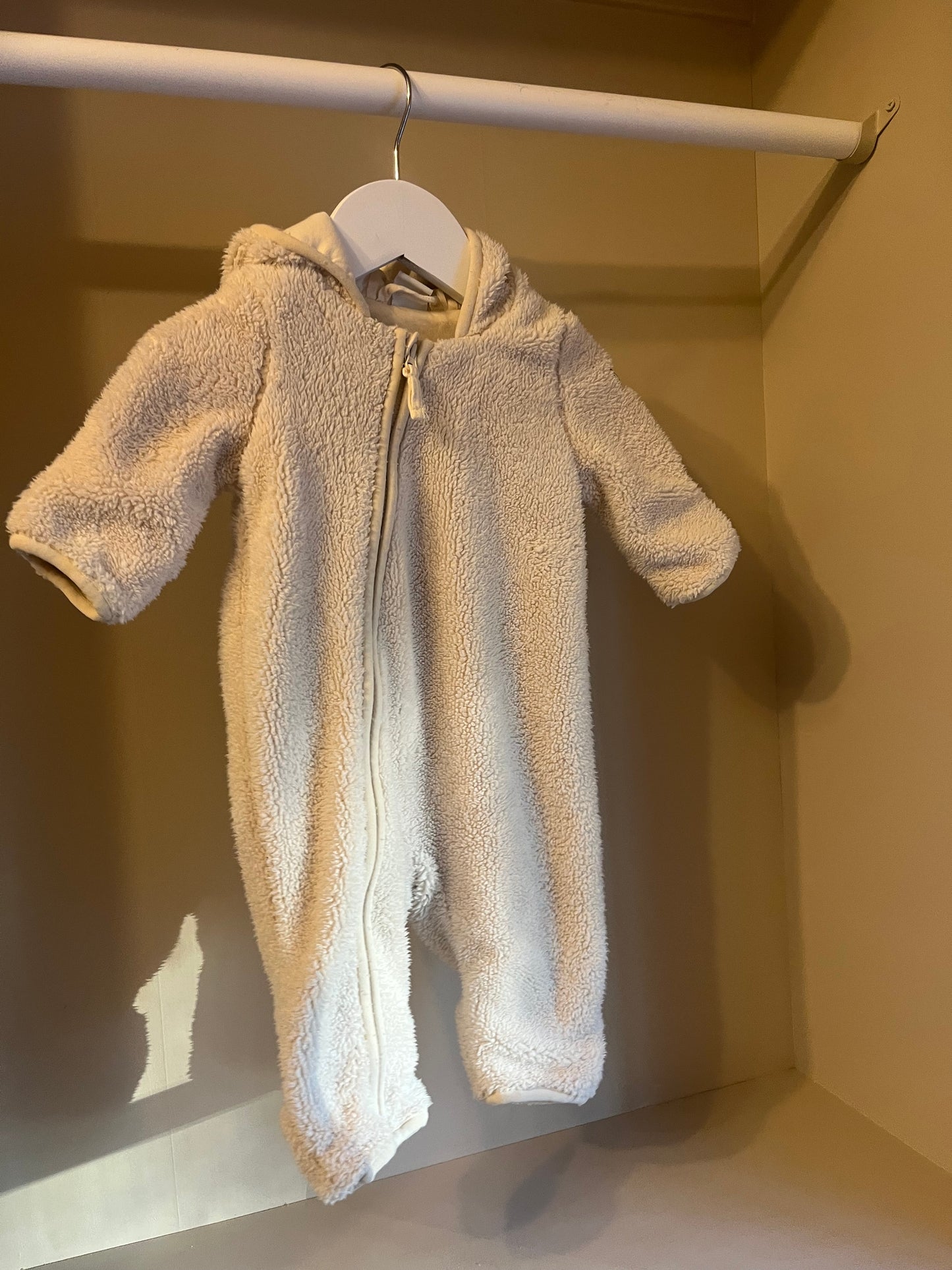 Teddyoverall beige stl 50 (0-1 mån) - Lindex