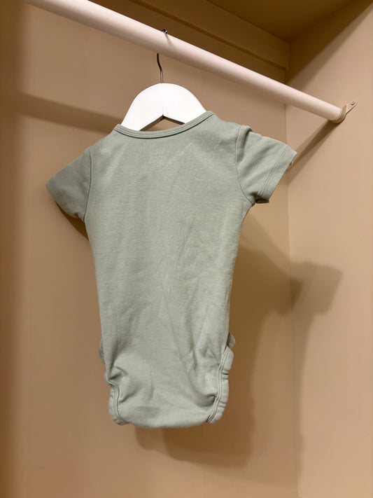 Body kortärmad grön stl 74