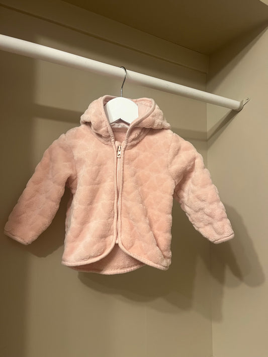 Luvtröja rosa teddy stl 68 (4-6 mån) - H&M