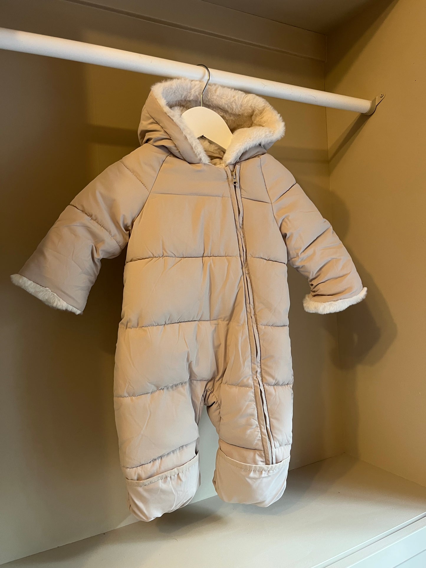 Overall beige stl 68 (4-6 mån) - Mango