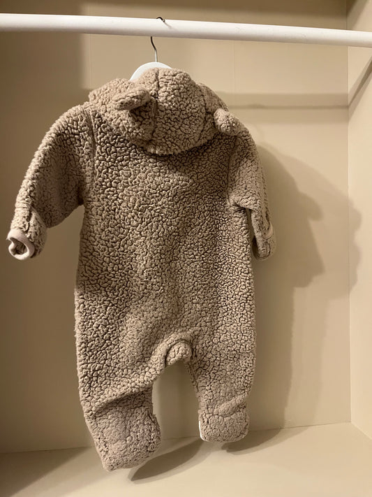 Teddyoverall beige stl 68 (4-6 mån) - Minimarket