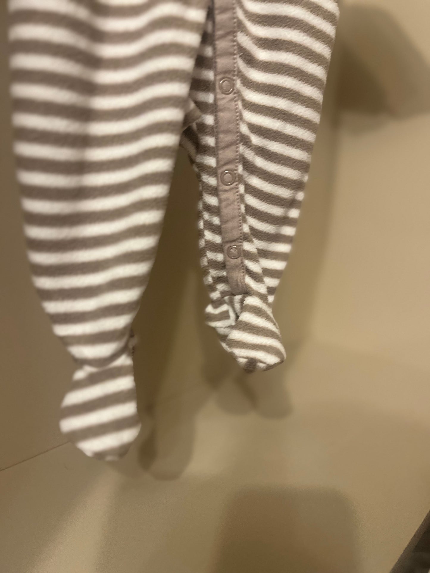 Pyjamas Fleece randig stl 62 (2-4 mån) - H&M