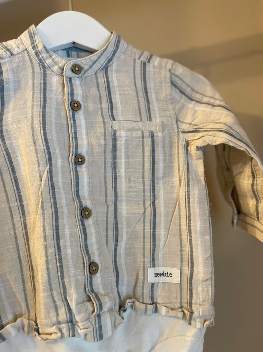 Skjorta med body stl 68 (4-6 mån) - Newbie