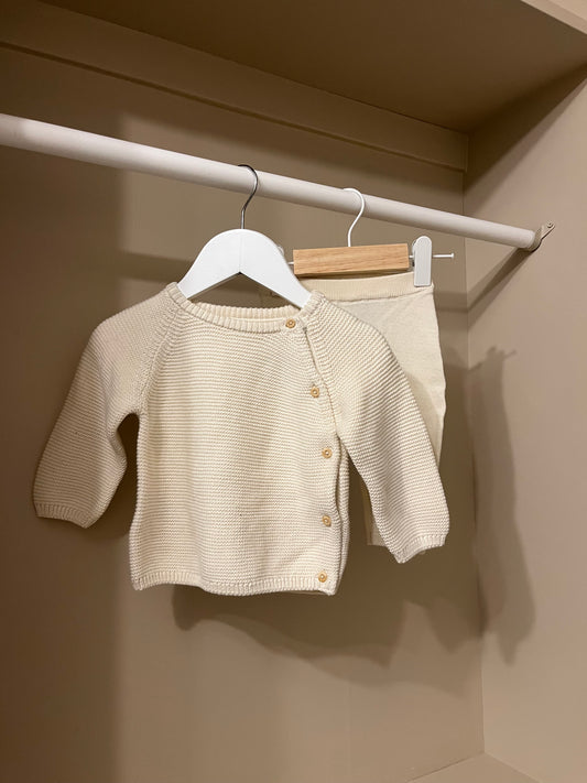 Stickat Set tröja & byxa stl 62 (2-4 mån) - H&M (nytt)