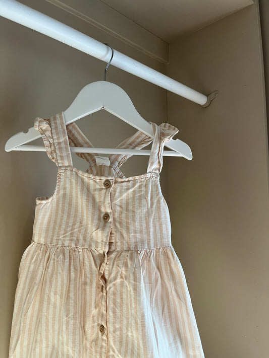 Hängselklänning randig stl 80 (9-12 mån) - H&M