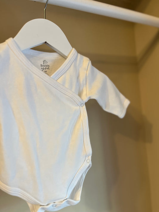 Body omlott vit stl 50 (0-1 mån) - Basic you