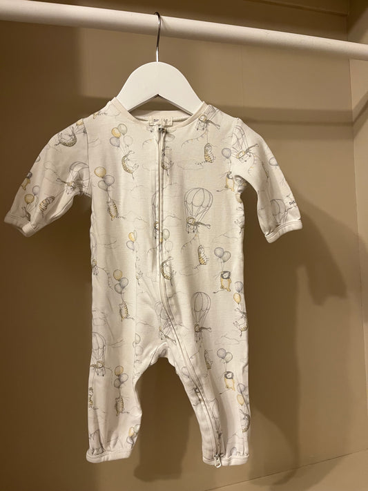 Pyjamas vit luftballong stl 62 (2-4 mån) - Newbie
