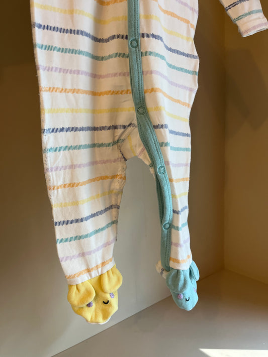 Pyjamas m fötter stl 56 (1-2 mån) - Polarn O. Pyret