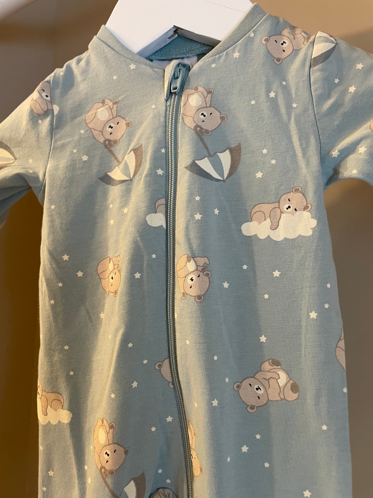 Pyjamas med björnmönster stl 56 (1-2 mån) - Kappahl