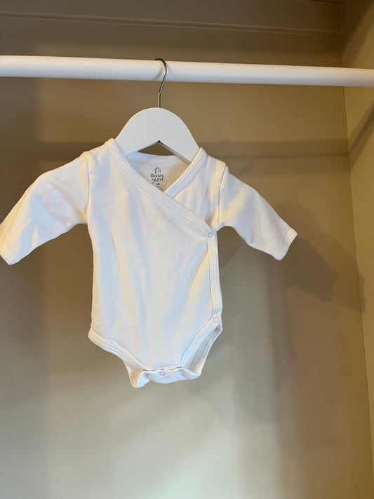 Body omlott vit stl 50 (0-1 mån) - Basic you