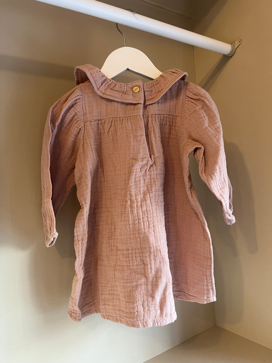 Klänning i muslin stl 80 (9-12 mån) - H&M