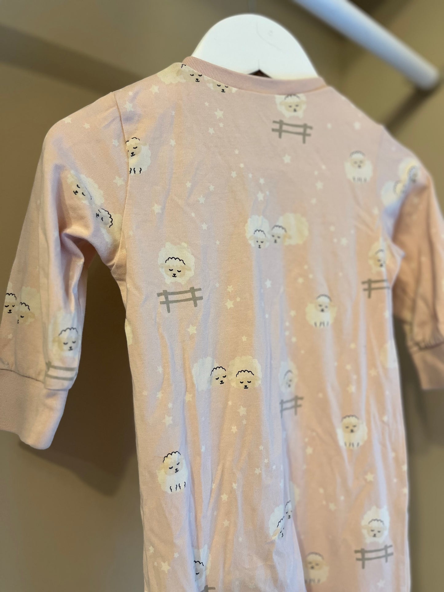 Pyjamas rosa lamm stl 62/68 - Kappahl