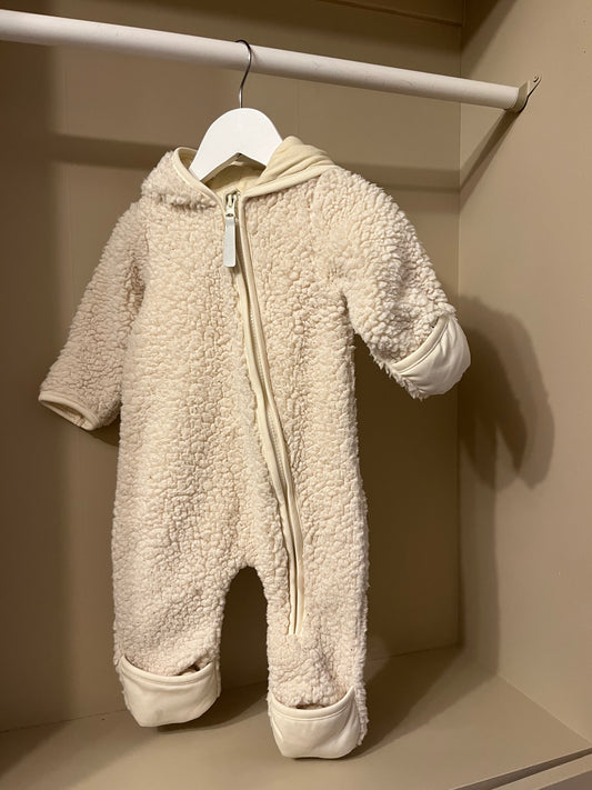 Teddyoverall vit stl 68 (4-6 mån) - Little