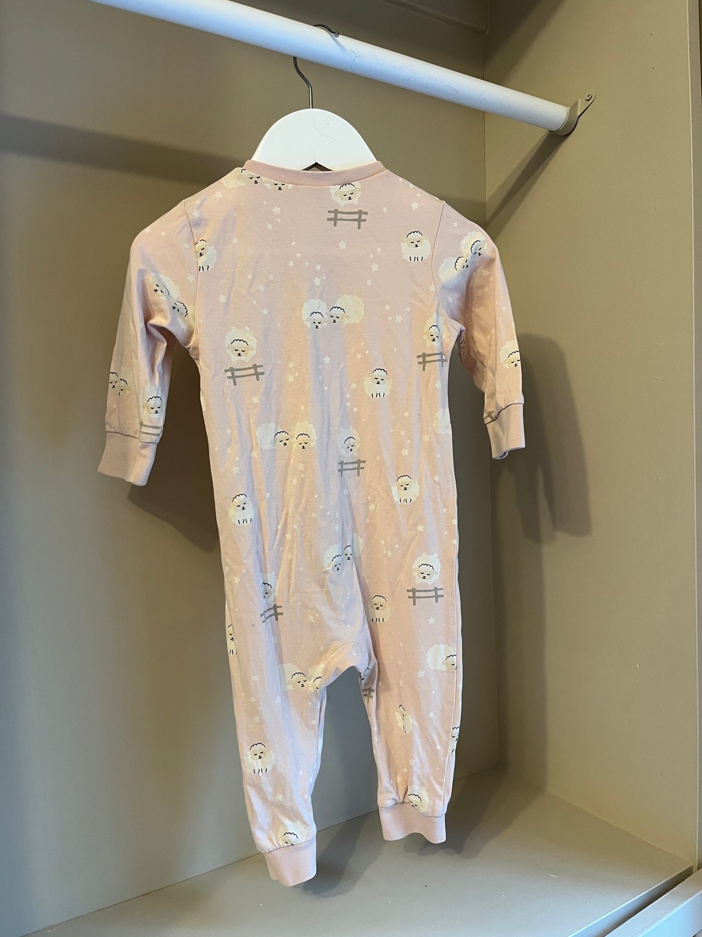 Pyjamas rosa lamm stl 62/68 - Kappahl