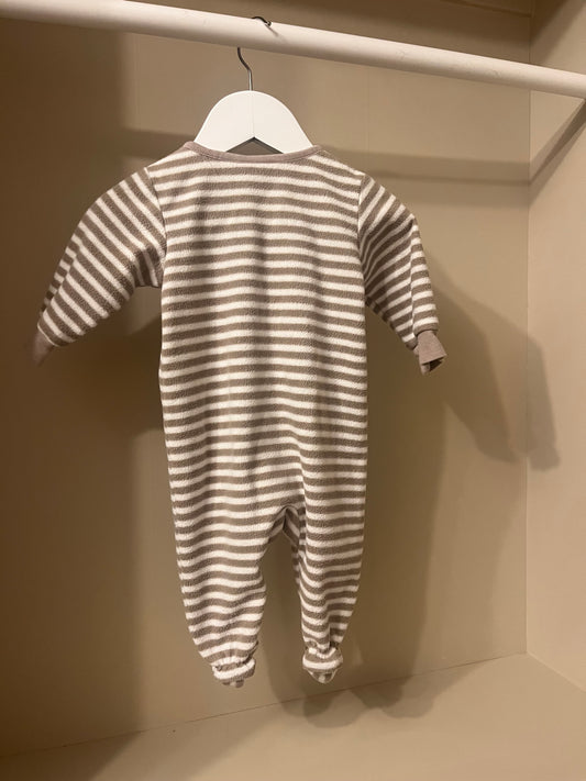 Pyjamas Fleece randig stl 62 (2-4 mån) - H&M
