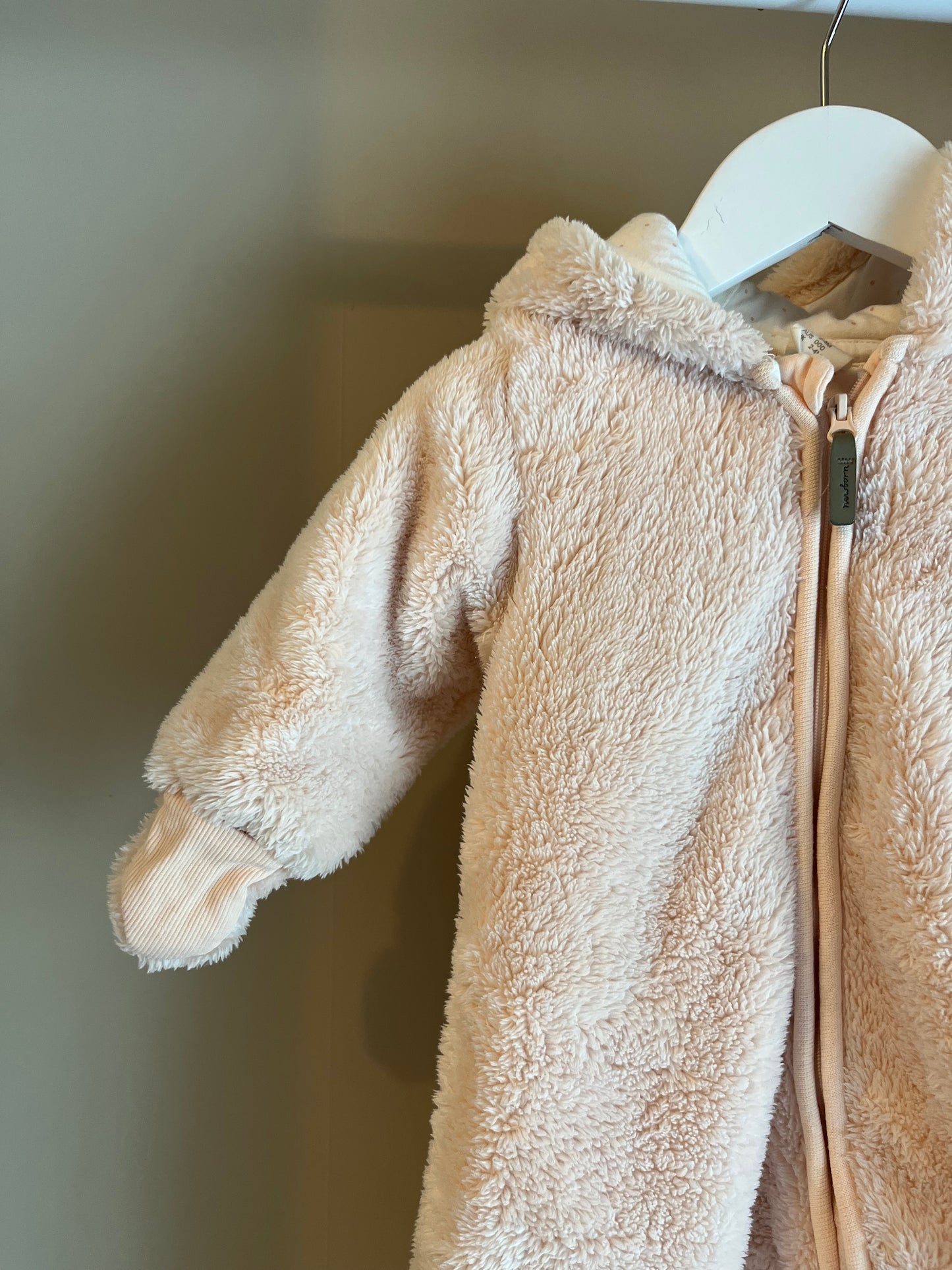 Teddyoverall rosa stl 62 (2-4 mån) - H&M