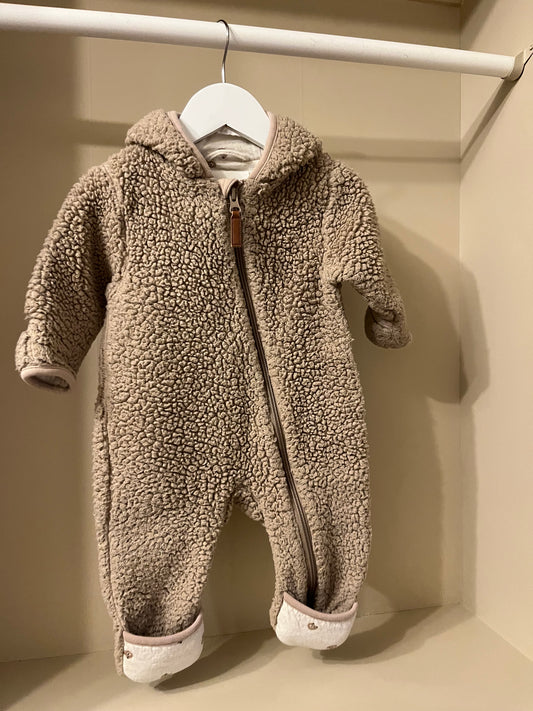 Teddyoverall beige stl 68 (4-6 mån) - Minimarket