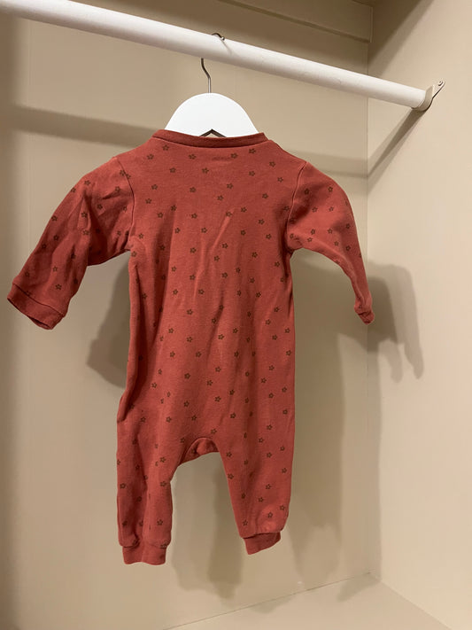 Pyjamas roströd stl 62 (2-4 mån) - BeKids