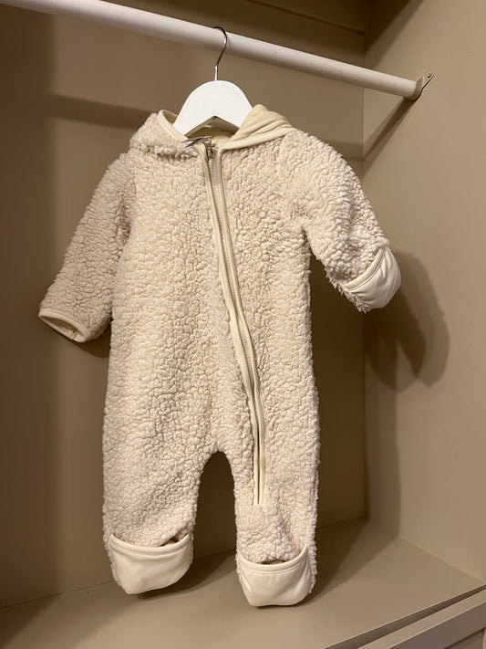 Teddyoverall vit stl 68 (4-6 mån) - Little