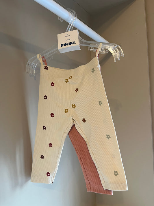 2 pack leggings stl 62 (2-4 mån) - Rikki