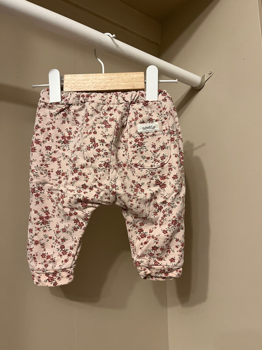 Byxor blommiga stl 62 (2-4 mån) -Lindex