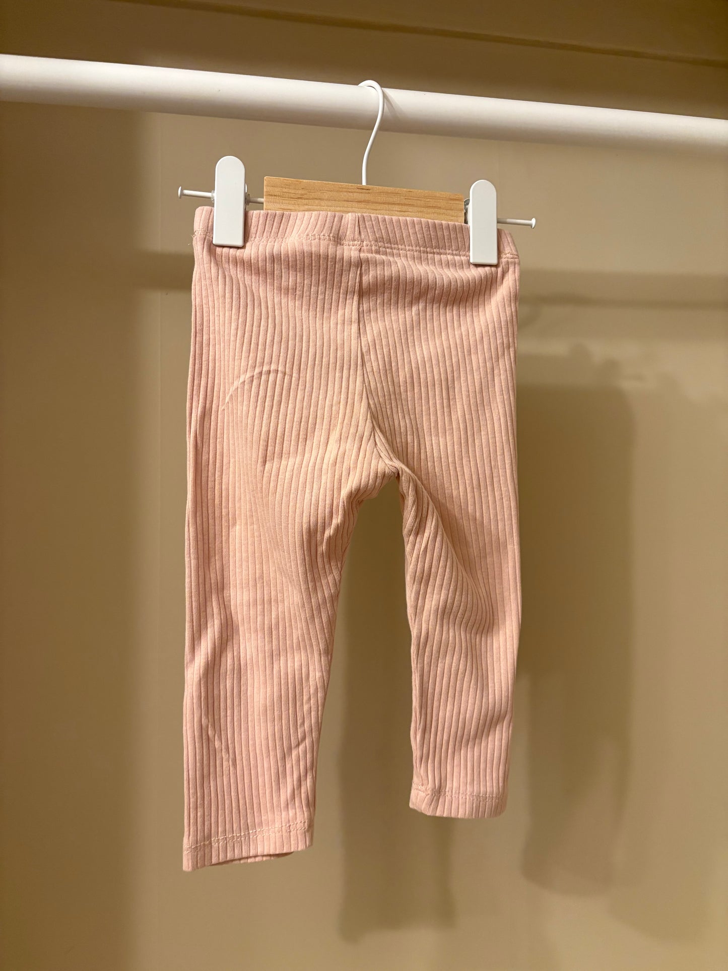 Byxor ribbade rosa stl 80 (9-12 mån) - H&M