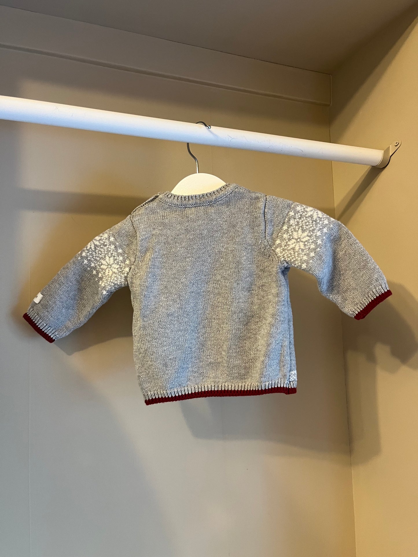 Stickad tröja vinter stl 56 (1-2 mån) - Newbie
