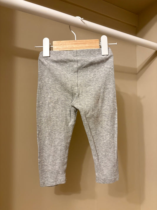Byxor tajts grå ribbade stl 80 (9-12 mån) - H&M