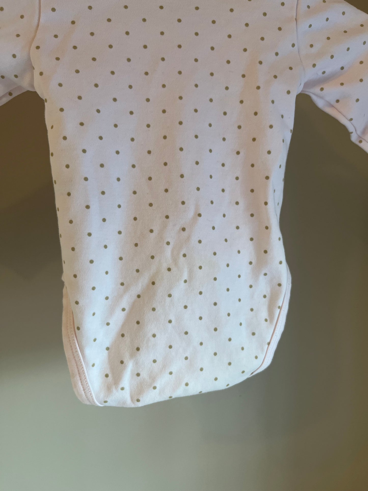 Body rosa/guld prickar stl 50/56 - Livly