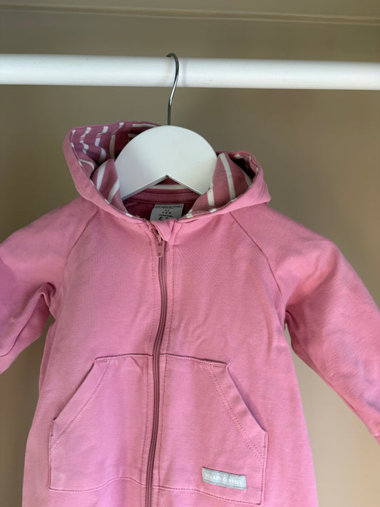 Sweatshirt overall Rosa luva stl 62 (2-4 mån) - Polarn O. Pyret
