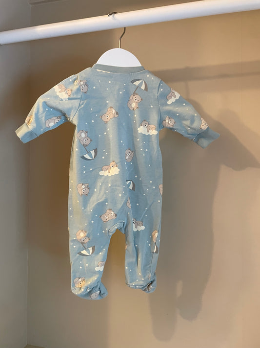 Pyjamas med björnmönster stl 56 (1-2 mån) - Kappahl