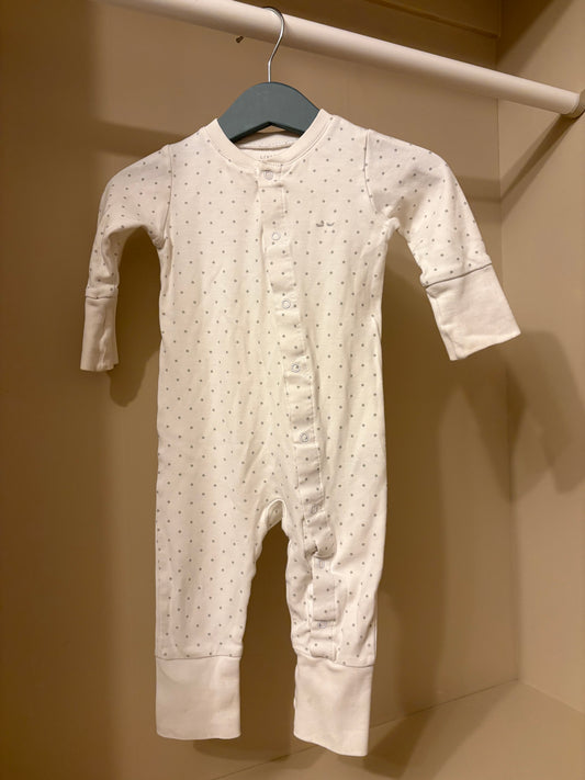 Pyjamas vit/grå stl 62/68 (3-6 mån) - Livly