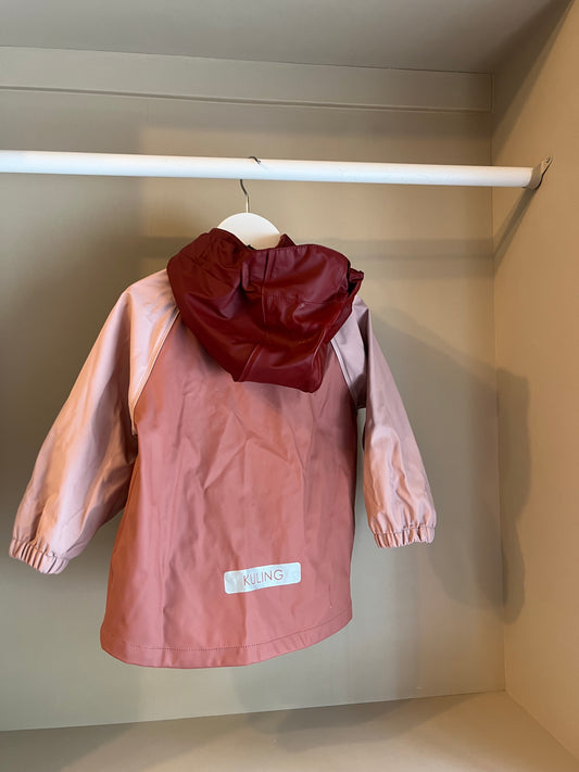 Regnjacka rosa stl 86/92 - Kuling