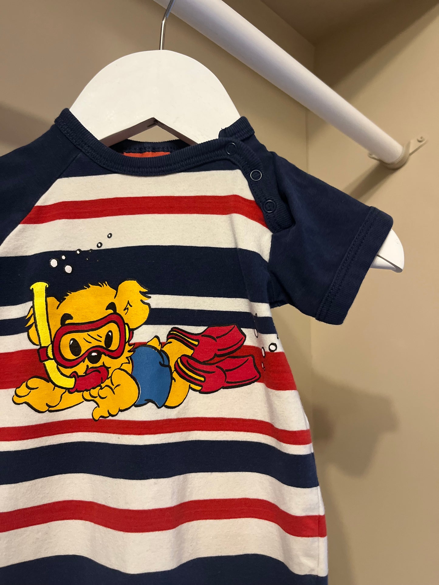 Pyjamas/Jumpsuit Bamse stl 56 (1-2 mån) - Bamse