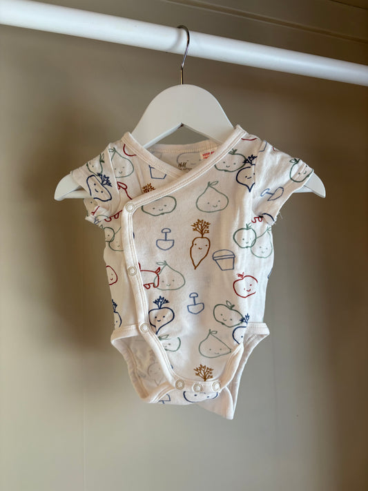 Body kortärmad omlott stl 50 (0-1 mån) - H&M