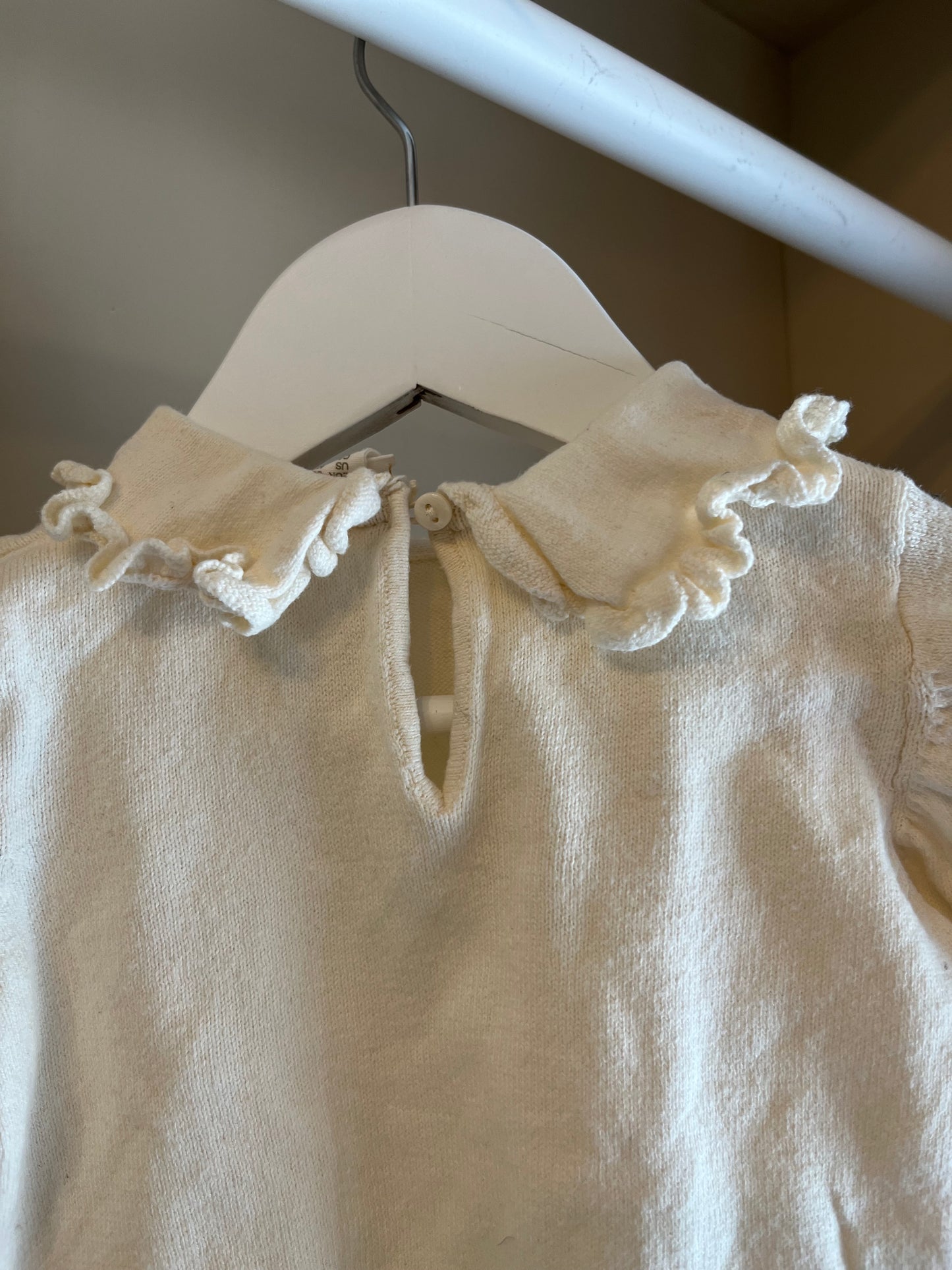 Tröja krämvit stl  68 (4-6 mån) - H&M