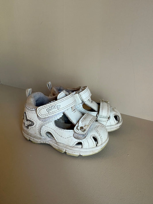 Sandaler vita/silver stl 19