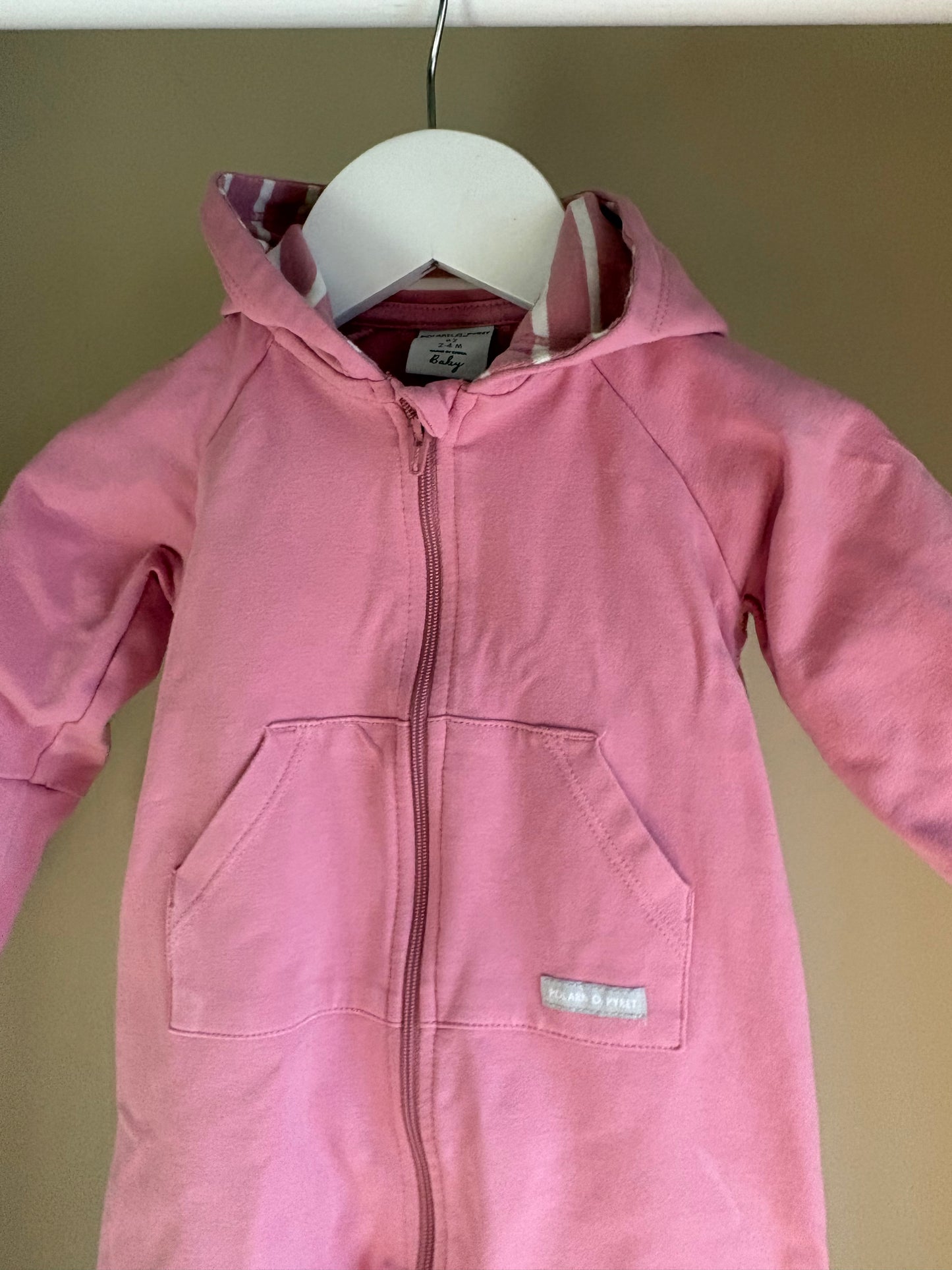 Sweatshirt overall Rosa luva stl 62 (2-4 mån) - Polarn O. Pyret