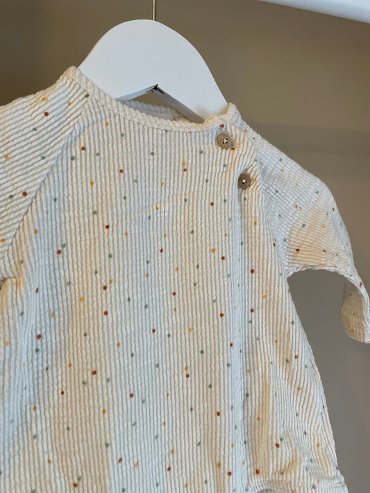 Body krämvit m prickar stl 56 (1-2 mån) - ZARA