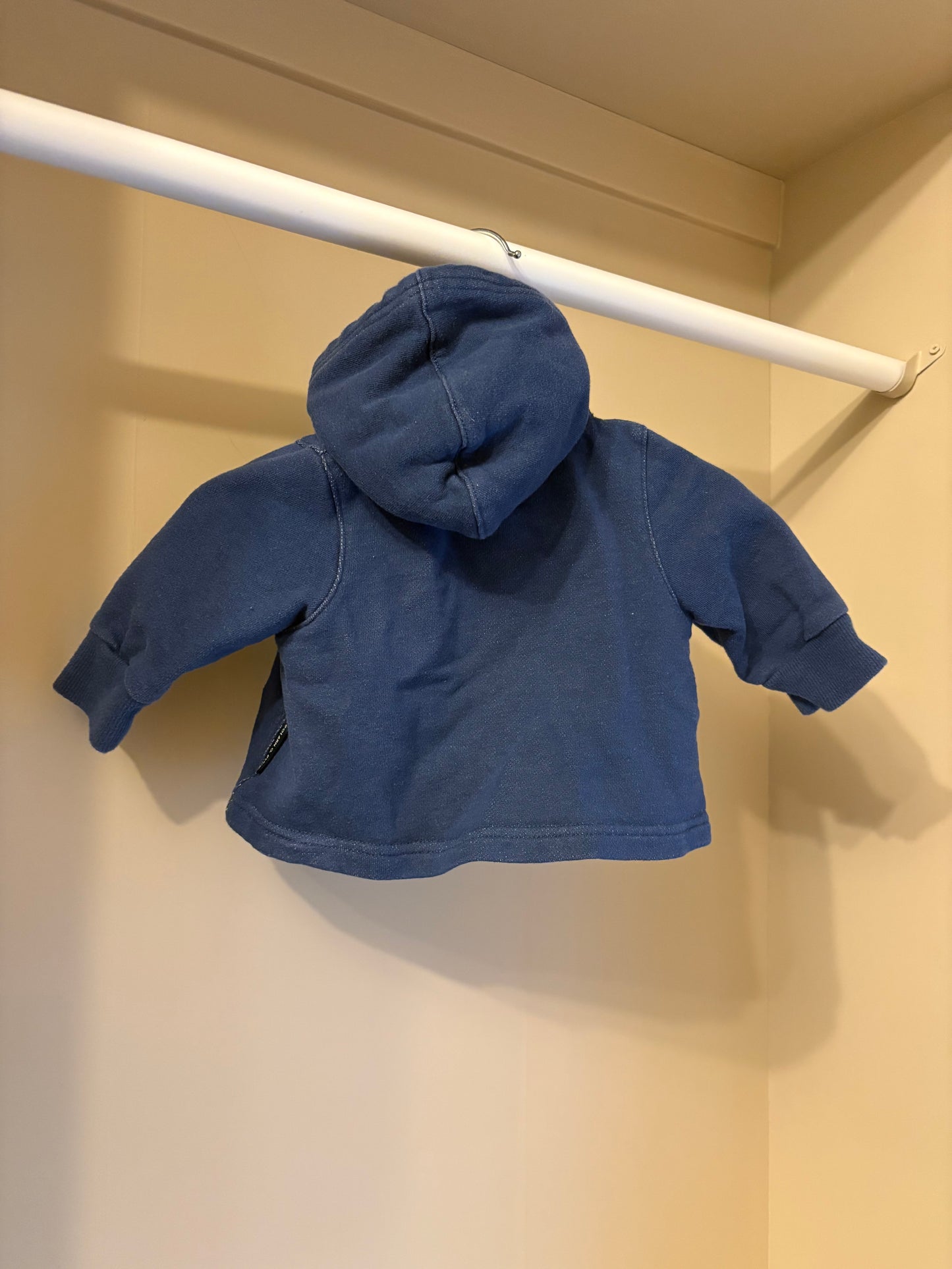 Luvtröja blå stl 56 (1-2 mån) - Polarn O. Pyret