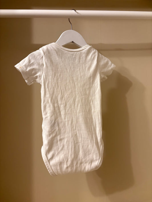 Kortärmad body vit stl 80 (9-12 mån) - H&M