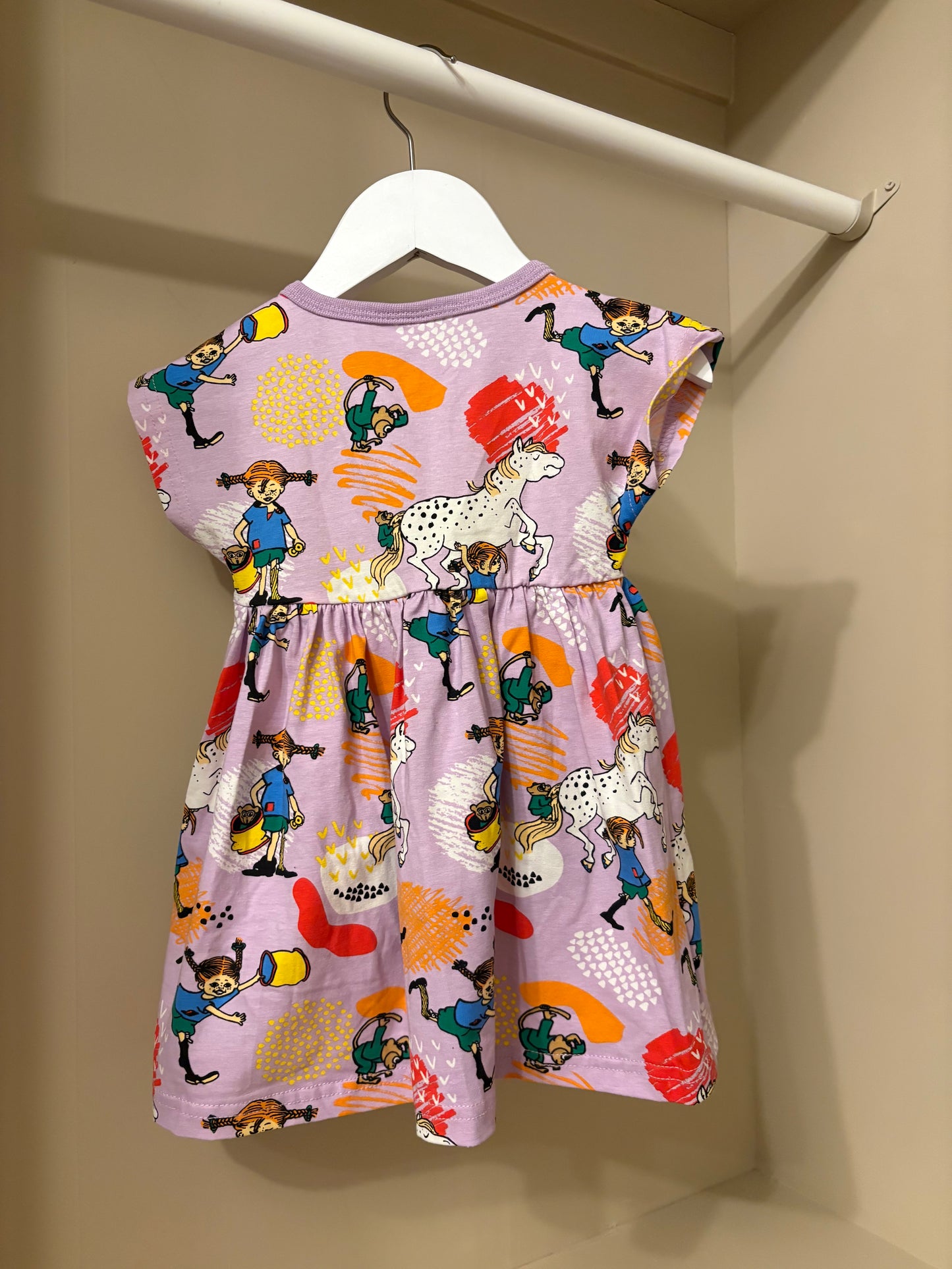 Pippi klänning ny stl 68 (4-6 mån) - Martinexab