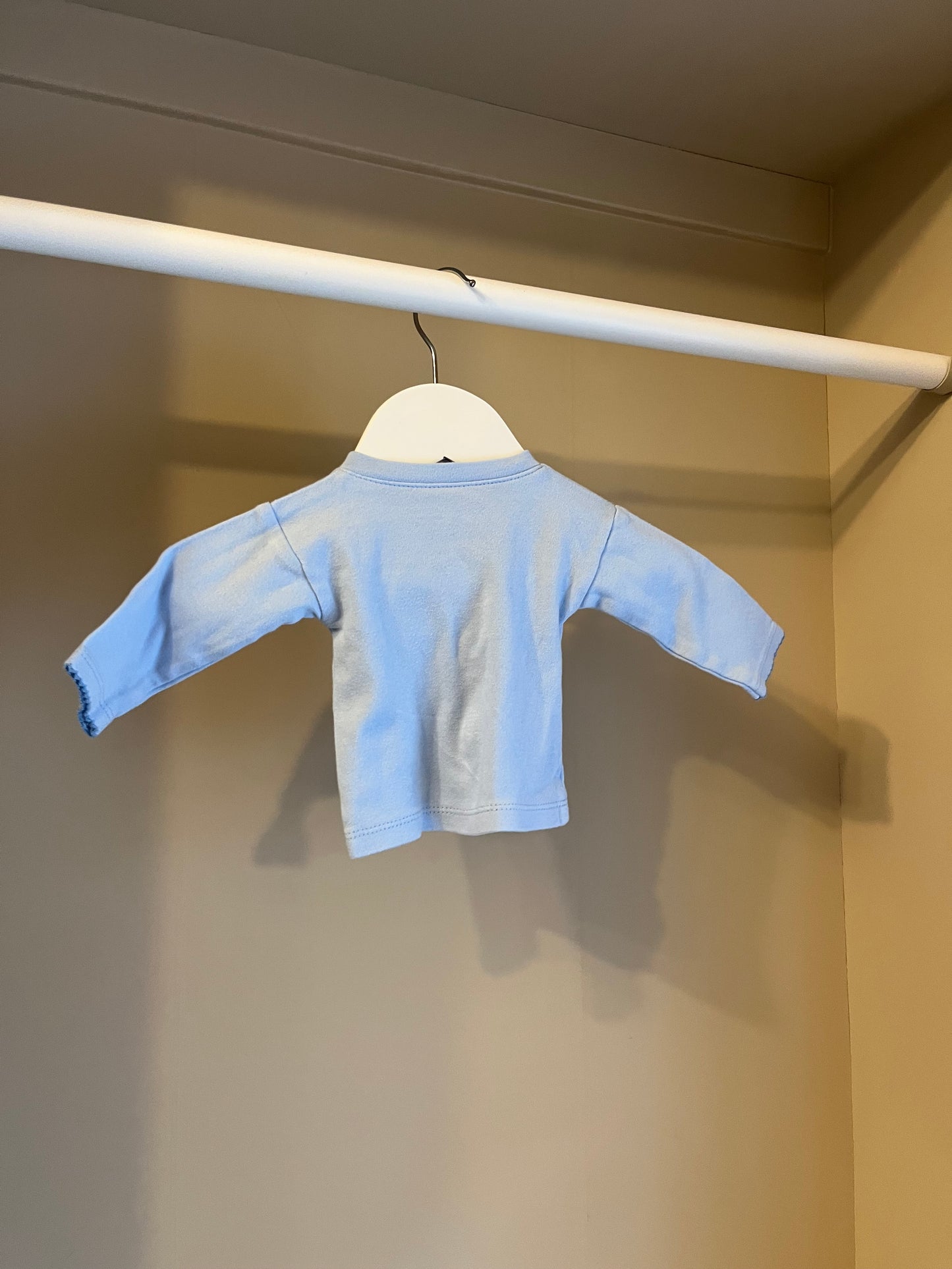 Kofta mjuk ljusblå stl 56 (1-2 mån) - H&M