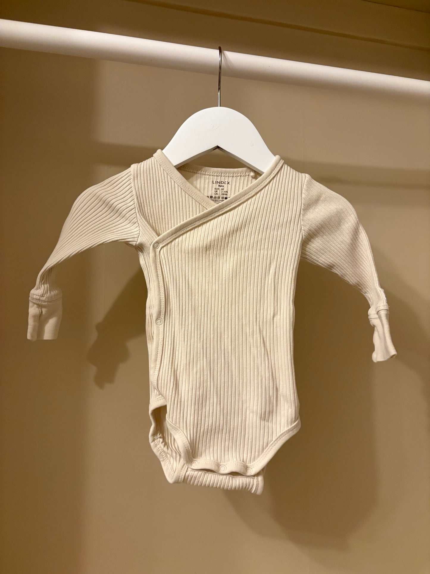 Body omlott ribbad stl 62 (2-4 mån) - Lindex