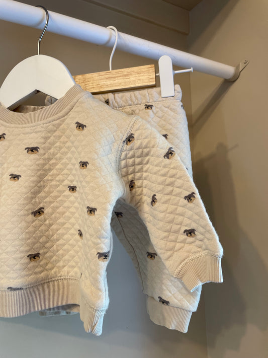 Set sweatshirt och byxa stl 68 (4-6 mån) - Rikki