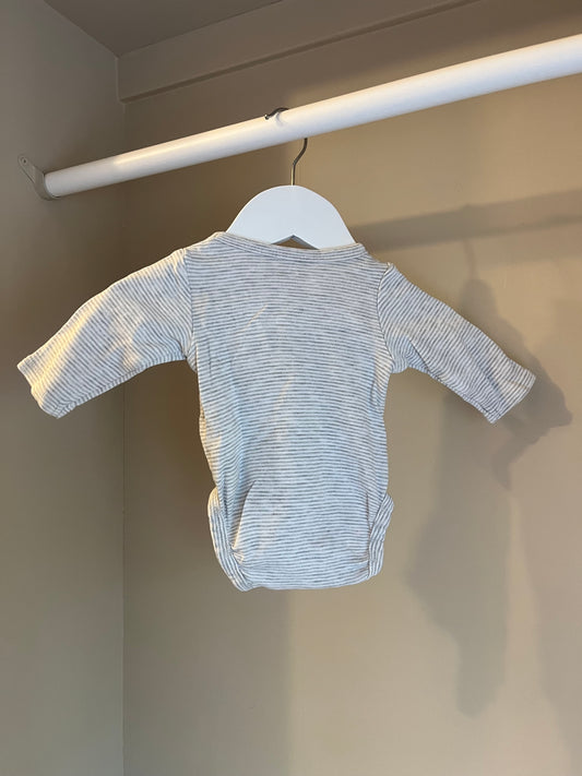 Body randig stl 50 (0-1 mån) - H&M
