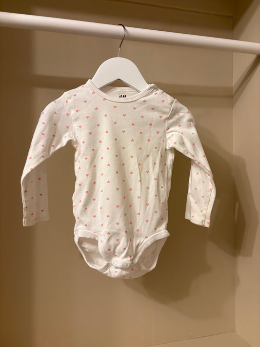Body hjärtan stl 86 (12-18 mån) - H&M